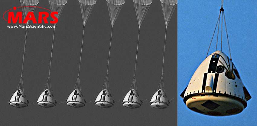 High-speed, high-resolution imaging sequence of parachute deployment